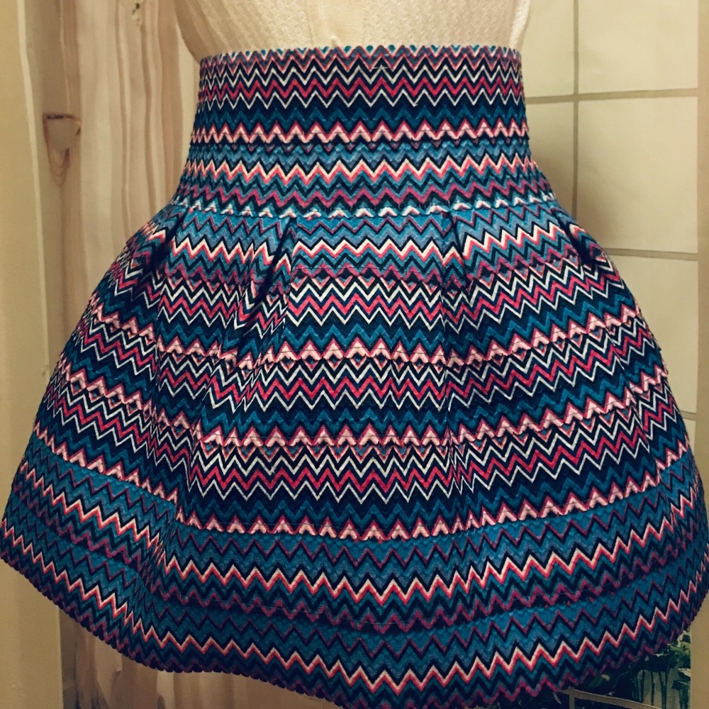 Small Short Blue/Pink/Purple Skirt